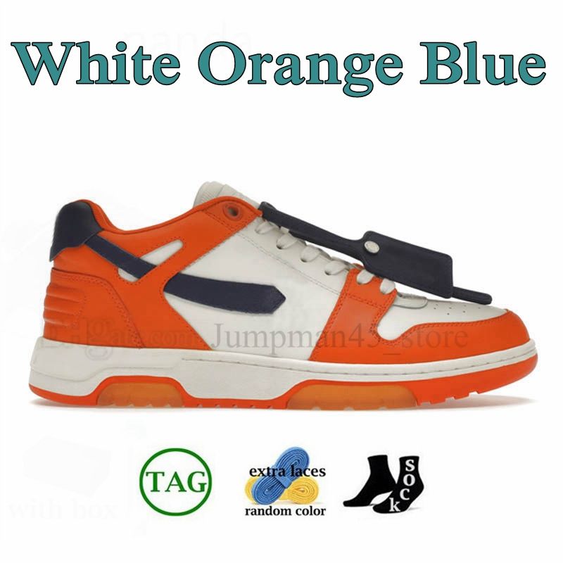 37 اللون البرتقالي الأبيض الأزرق