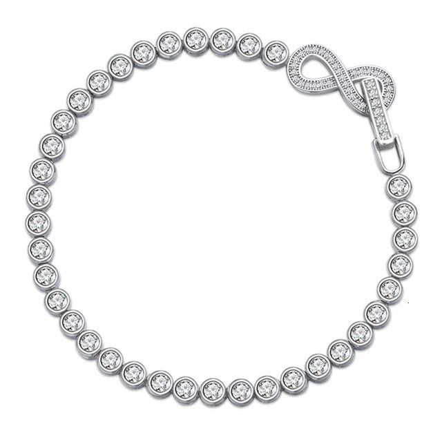 Bracelet cadenas en forme de 8, 16 cm