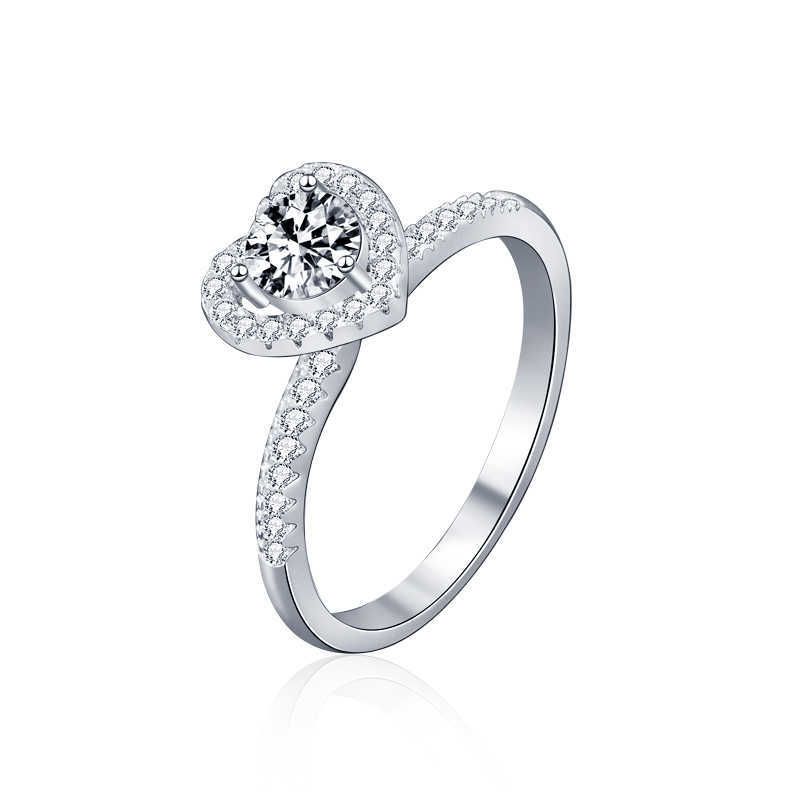 Heart evangelista engagement shop ring carat
