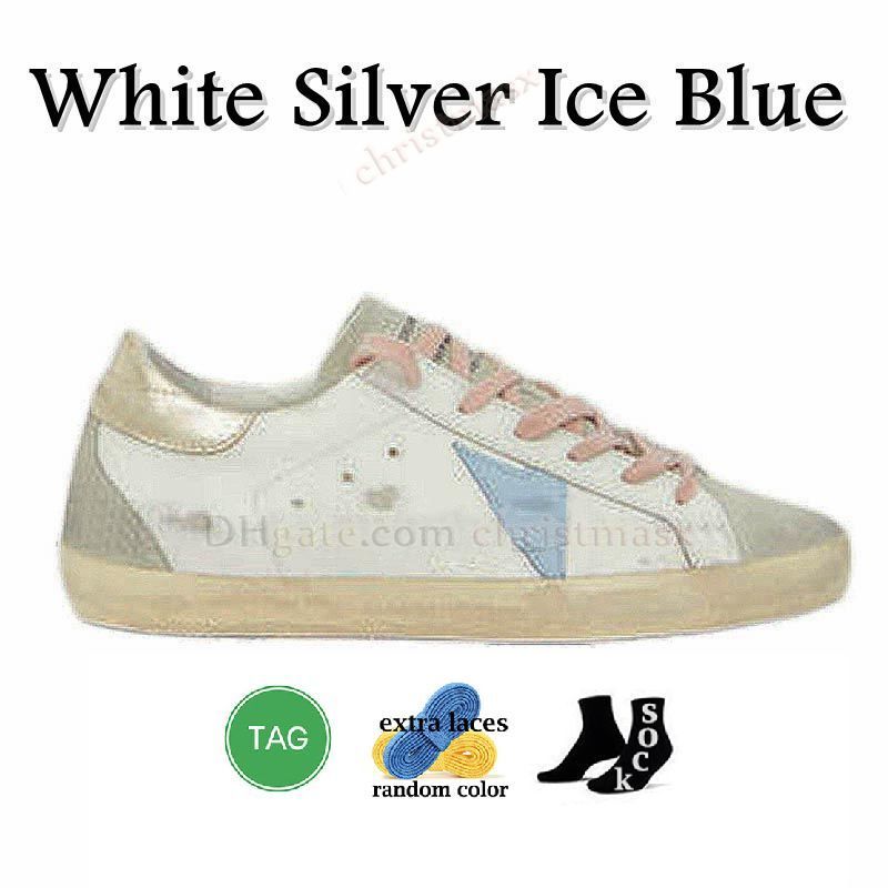 A12 Белый серебряный ледяной синий
