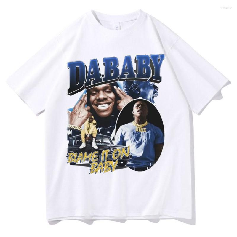 ₩20,272에서 남자 T 셔츠 래퍼 도바비는 아기 프린트 티셔츠 남자 여자 블랙 힙합 티셔츠 남자 크루 넥 스트리트웨어 남자 순수  면화 | Dhgate