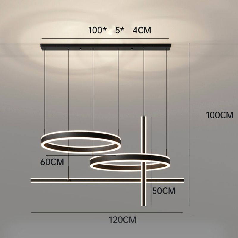 Noir rond 120cmx60cm blanc froid