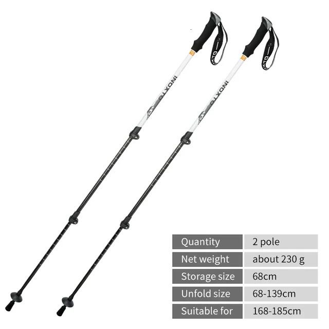 only 2 trekking pole