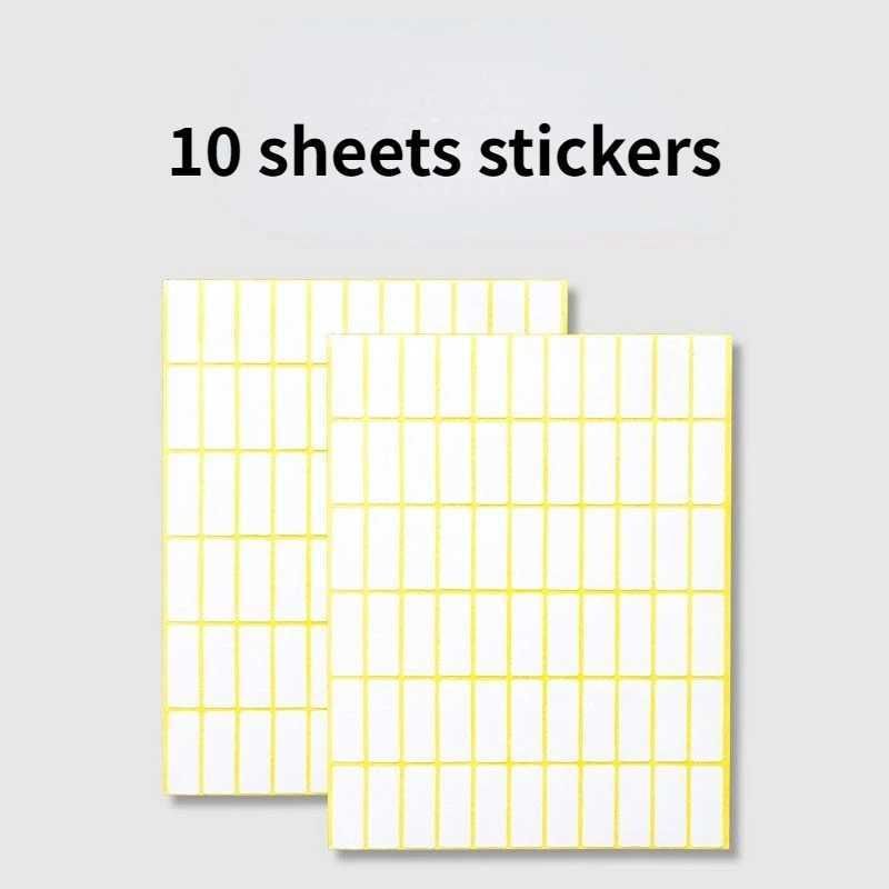 10 vellen stickers