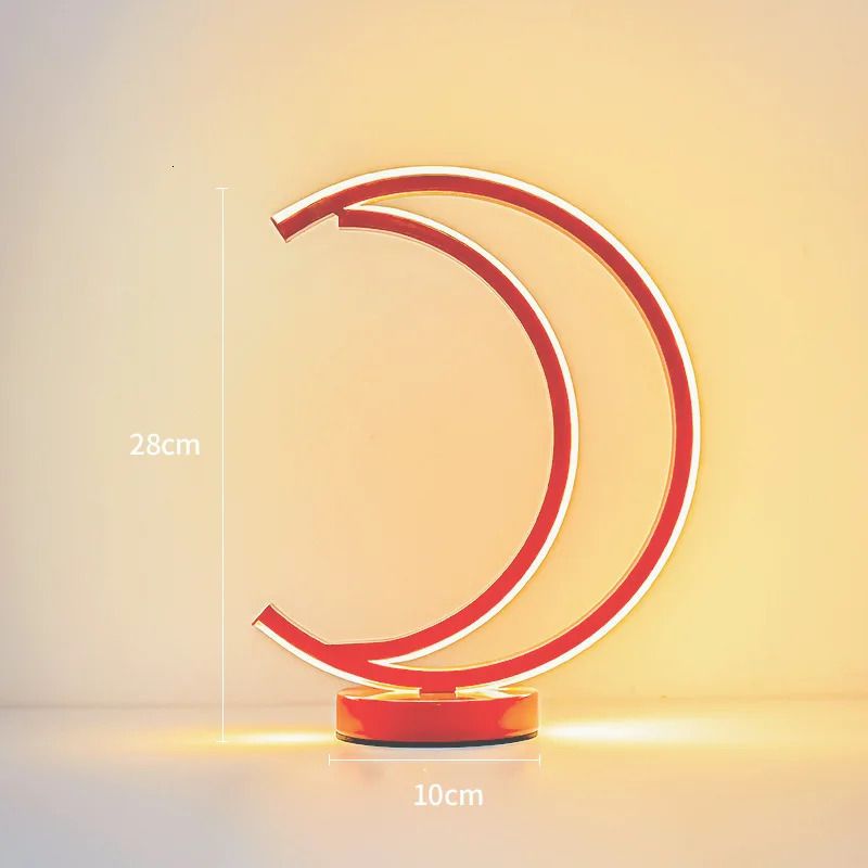 Red Moon 28cm-USB varma lampor