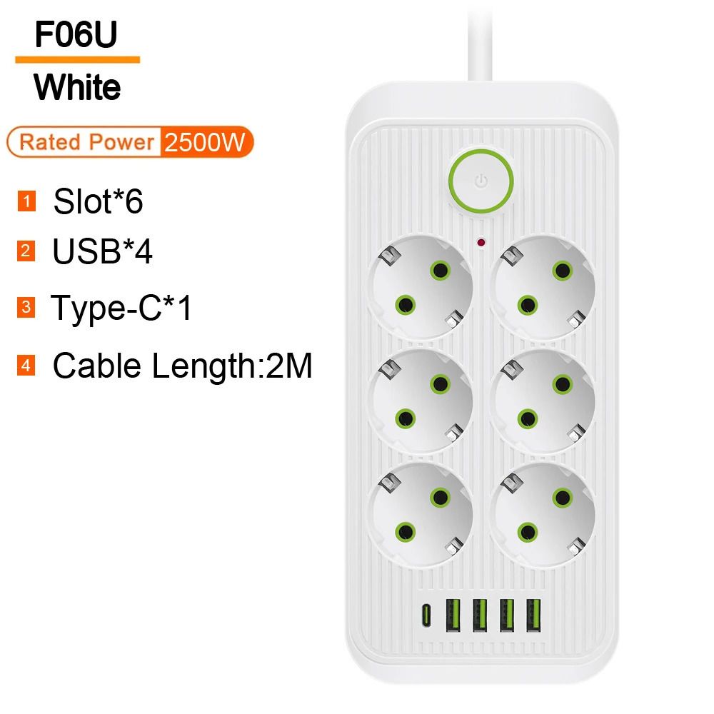 F06u-white-Eu Plug