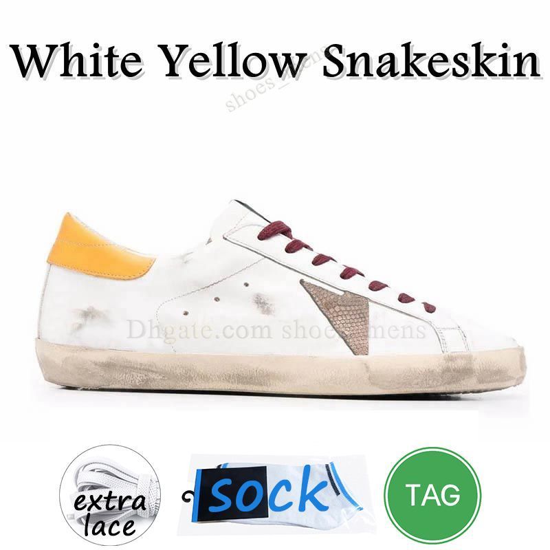 A14 White Yellow Burgundy Snakeskin