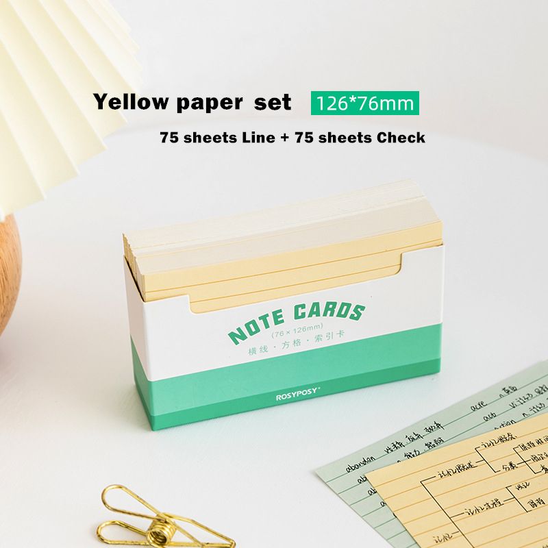 Yellow paper set