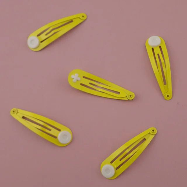 yellow hairpins