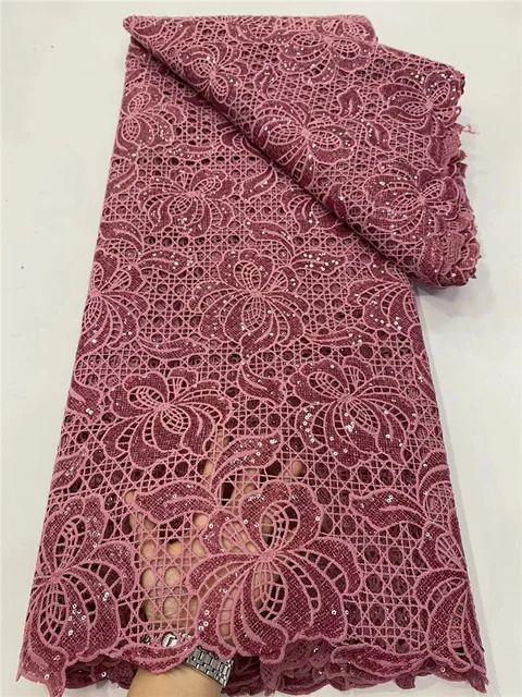 8African Lace Fabric-5 Yards-120cm