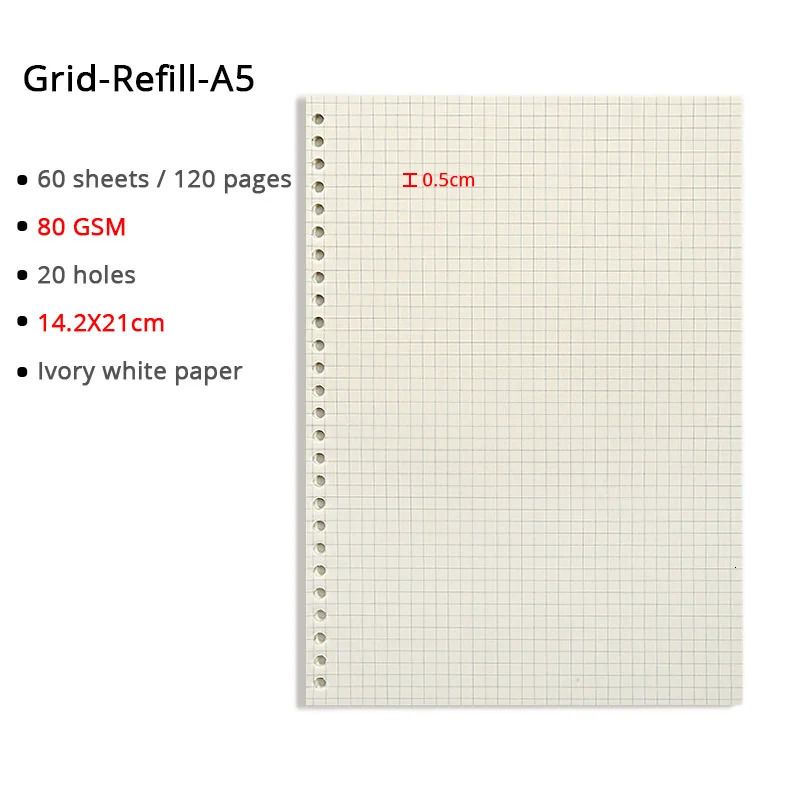 Grid Refill A5