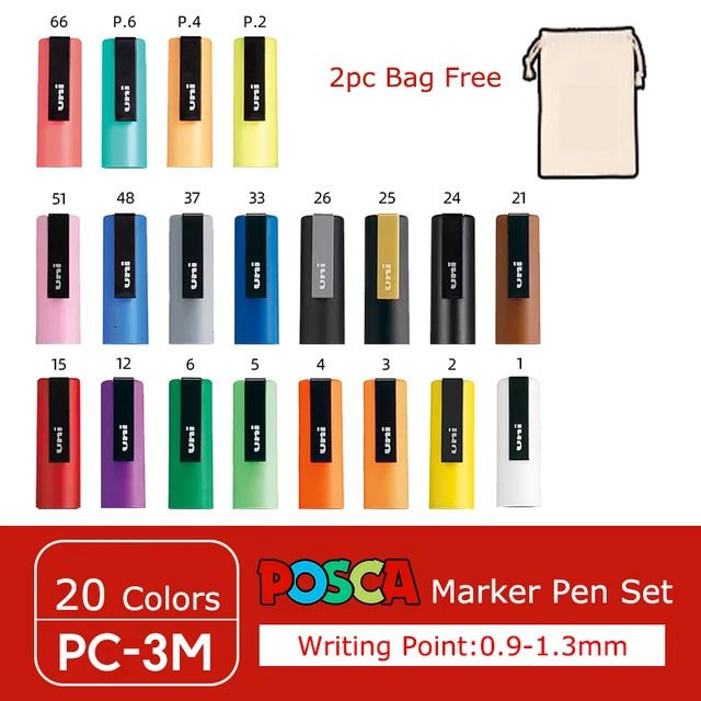 Pc-3m 20colors Mix b