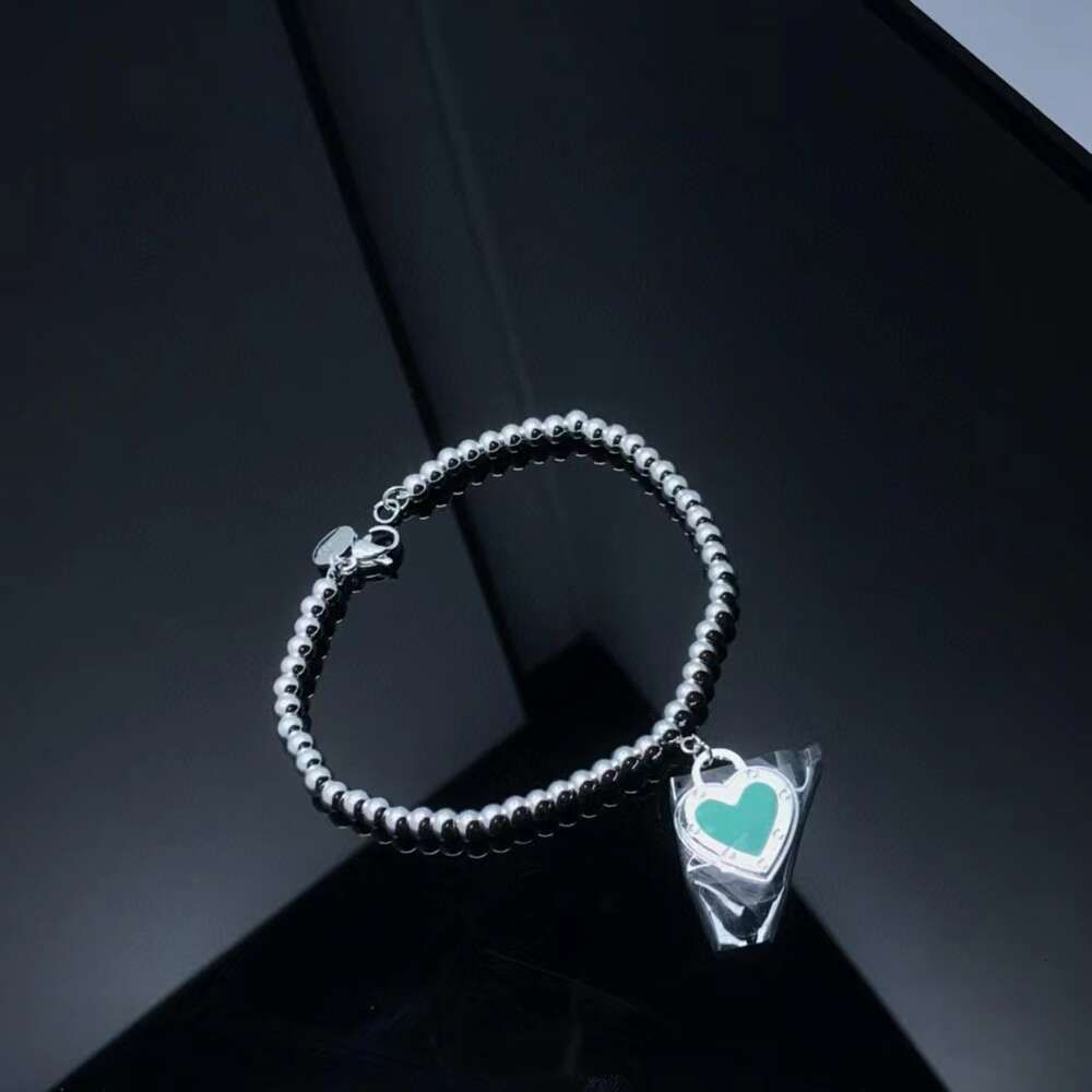 Blue Heart Bracelet 19cm