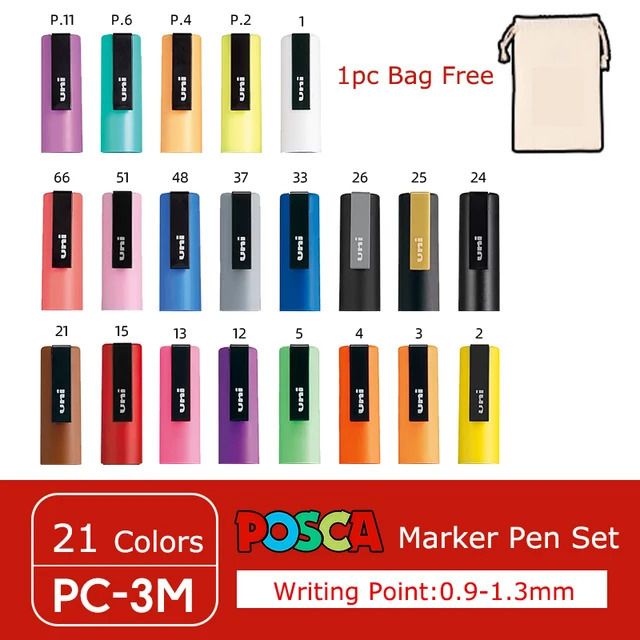 Pc-3m 21colors Mix