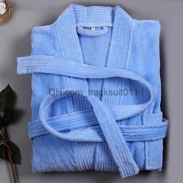 Blue Terry Robe-l