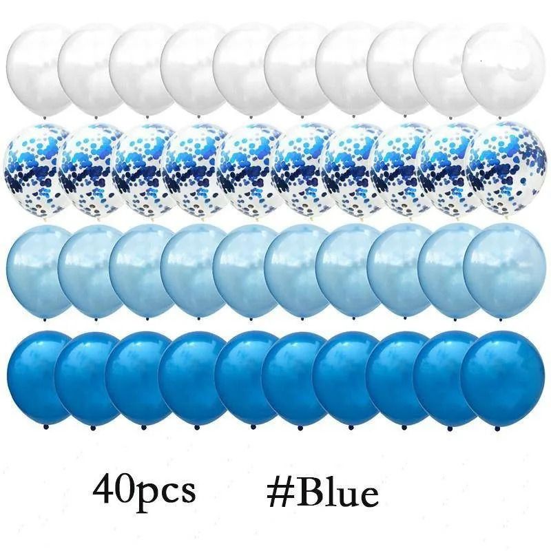 40pcs-bleu