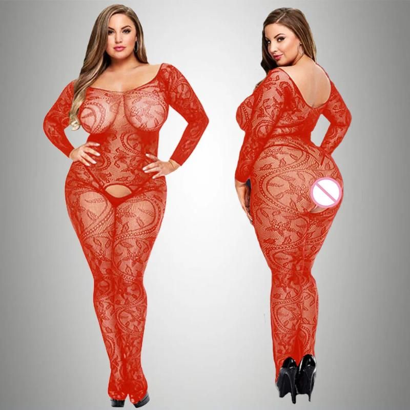 Bodystocking rosso