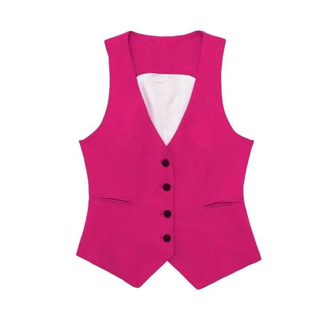 rose red vest