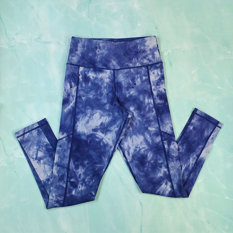 blue tiedye pants