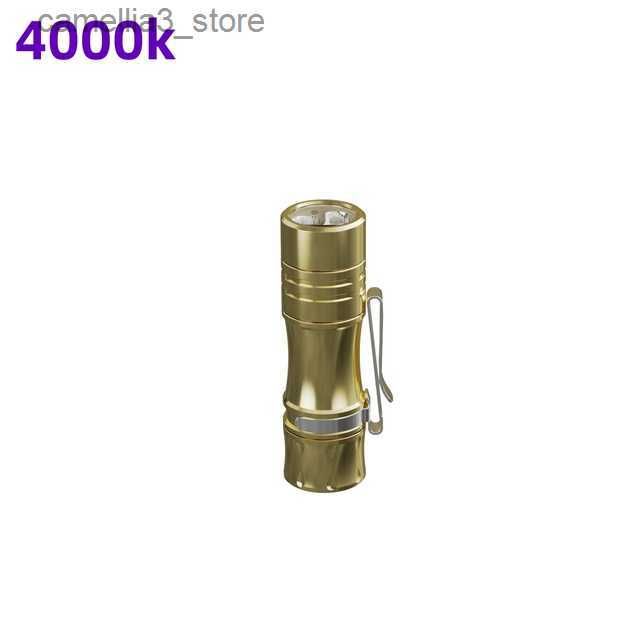 Brass4000k-Aux Blue-with 14500 Battery