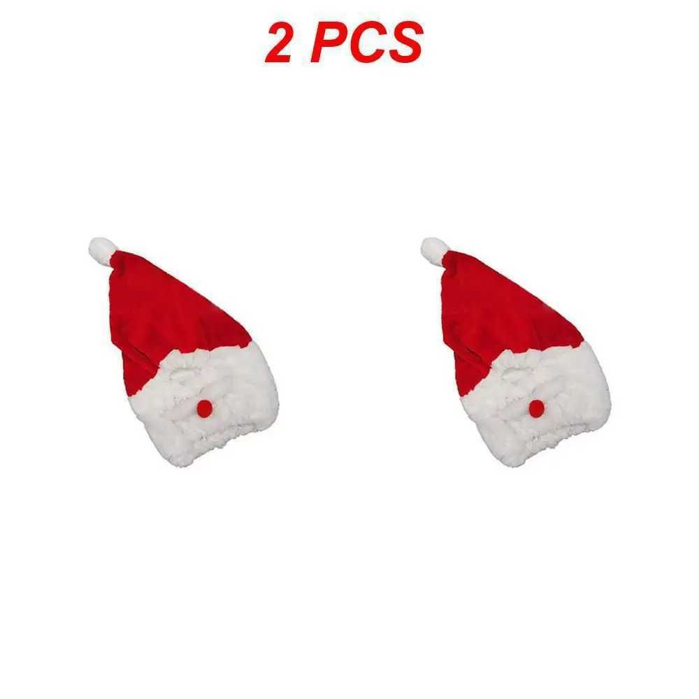 2pcs chapéu de papai noel