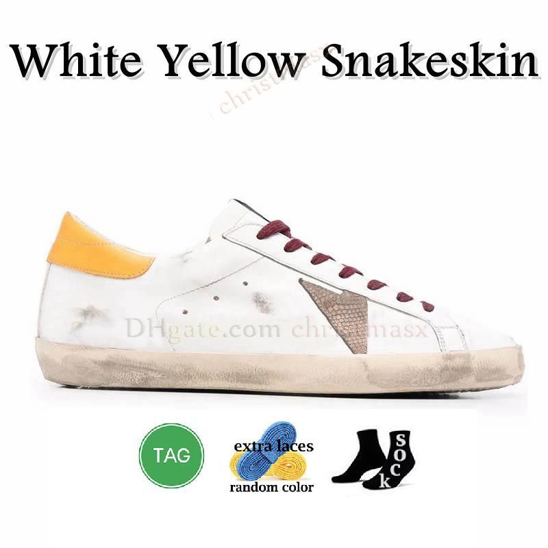 A14 White Yellow Burgundy Snakeskin