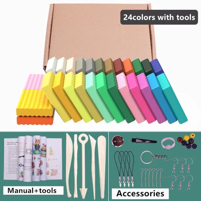 24 couleurs avec des outils