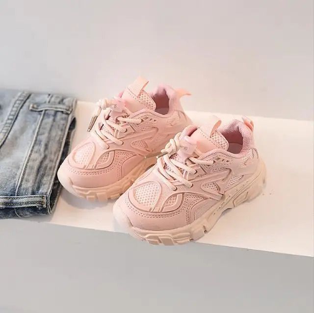 pink mesh upper