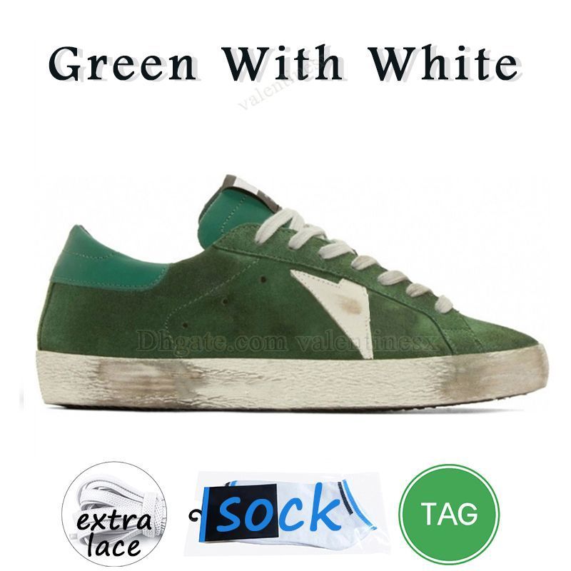 C42 In Green Suede With White Star