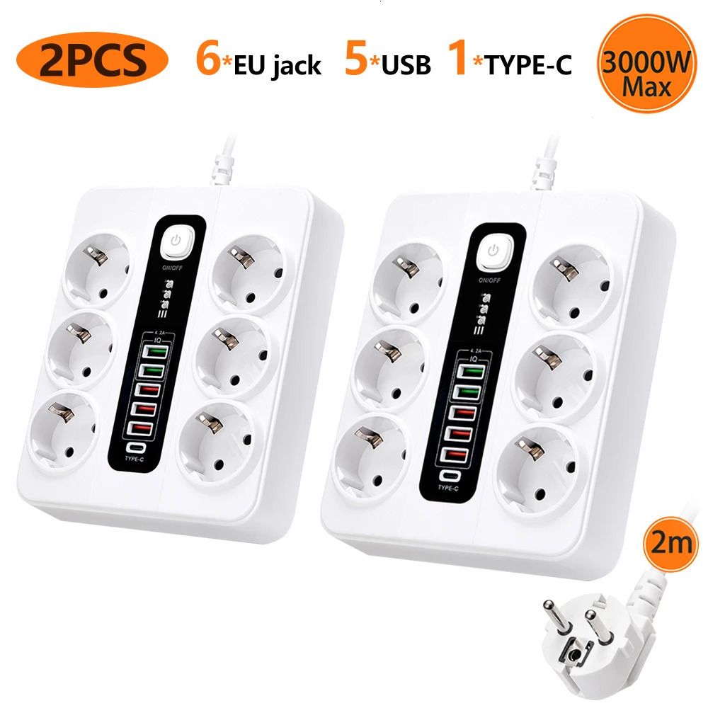 5usb Eu 11 2 pièces avec prise ue