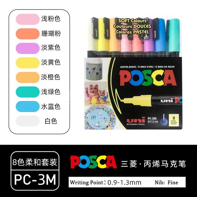 PC-3M zachte 8colors