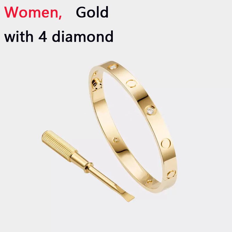 le donne di diamanti in oro