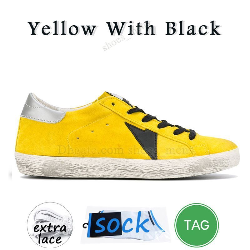 C32 Yellow Suede With Black Star