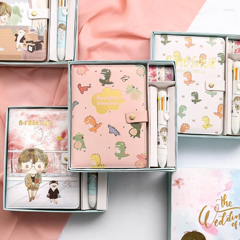 Wholesale Cute Cartoon Notebook Journal Scrapbook Set For