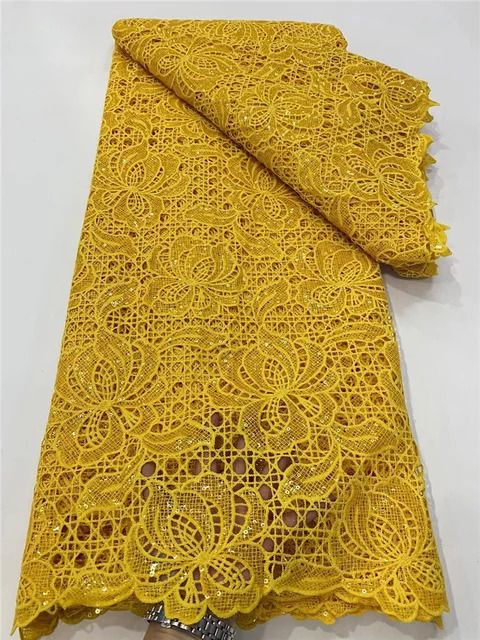 5african Lace Fabric-5 Yards-120cm