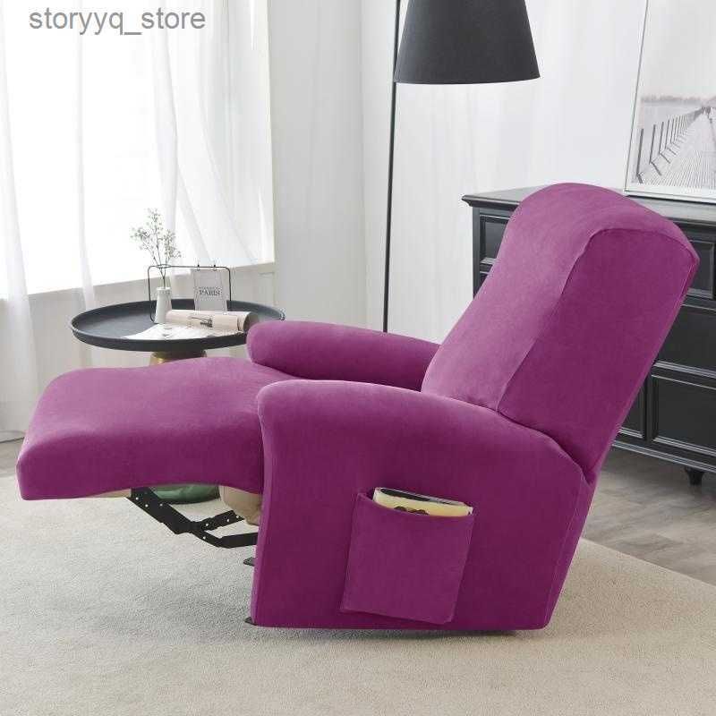 Couverture de canapé violet