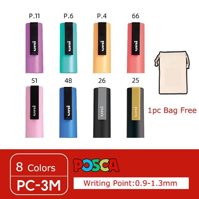 Pc-3m 8colors Mix