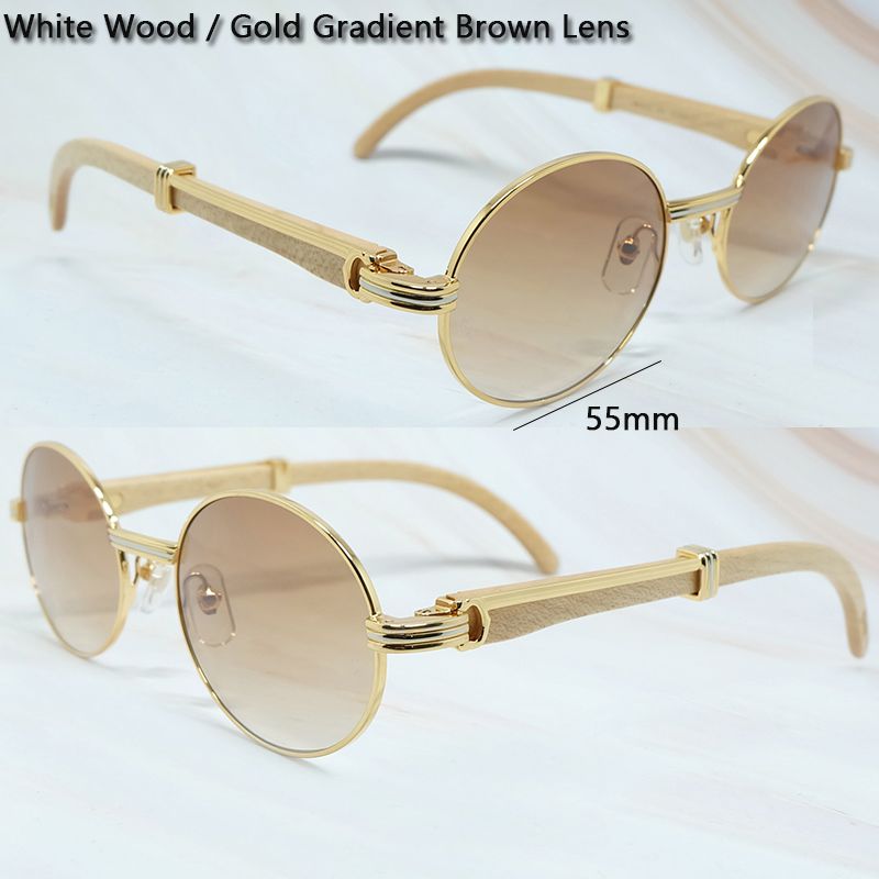 white wood gold brown 55