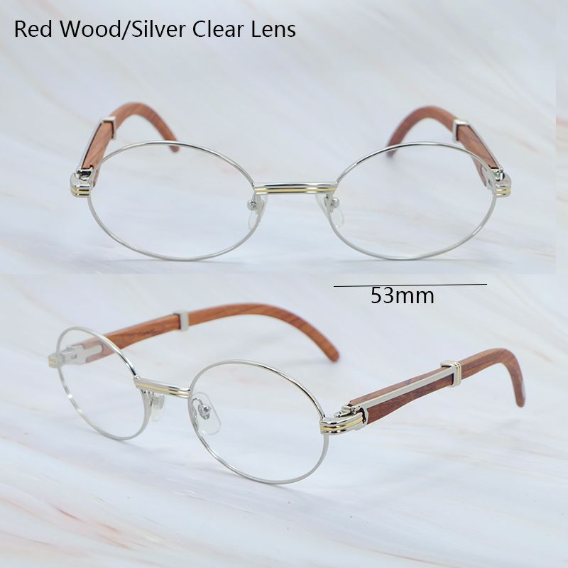 red wood silver clear 53