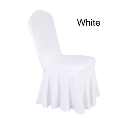 Blanc Chine Lycra Chair Cover