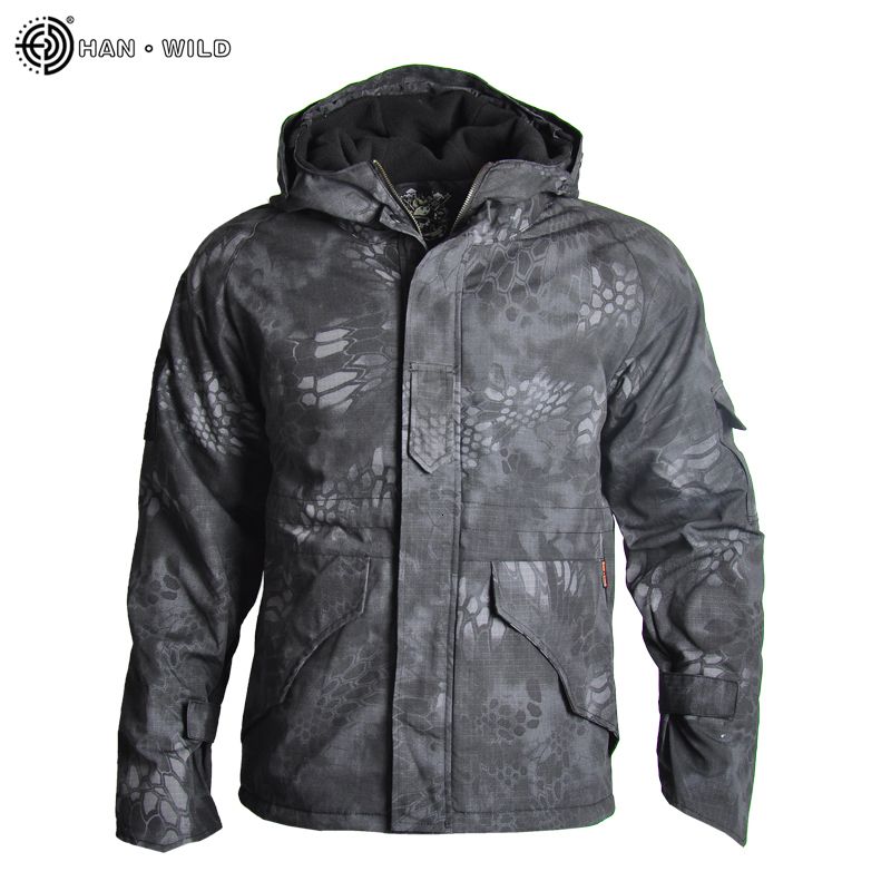 Veste python noire