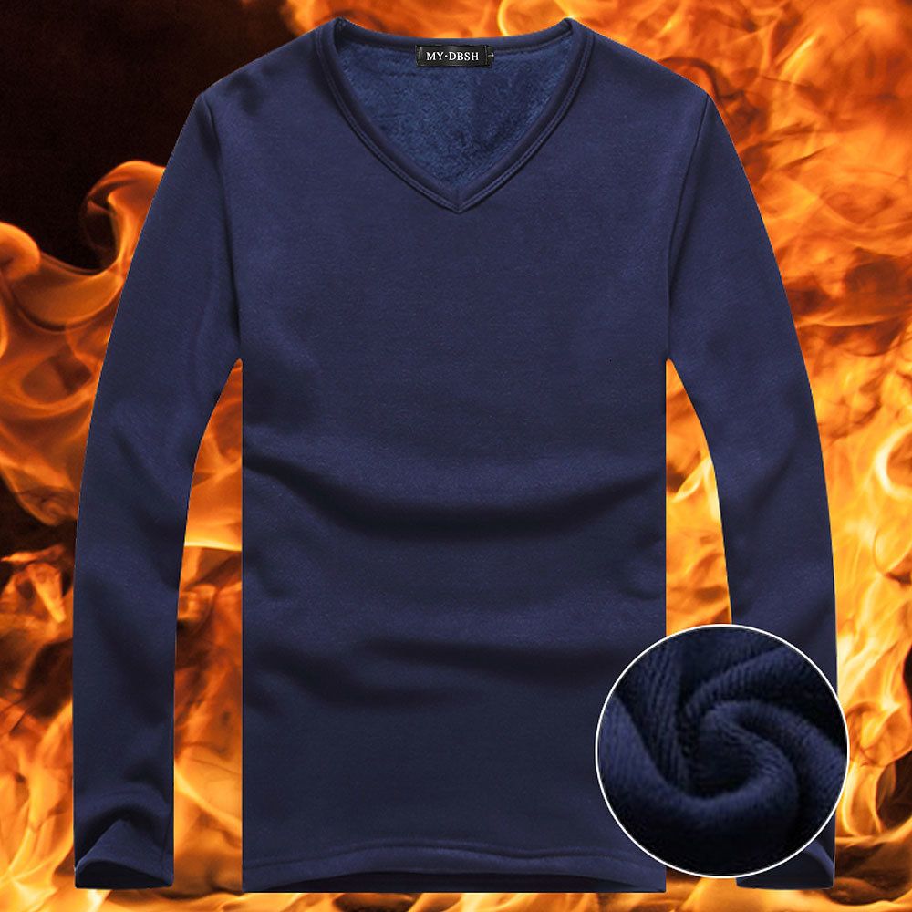 V Neck Navy