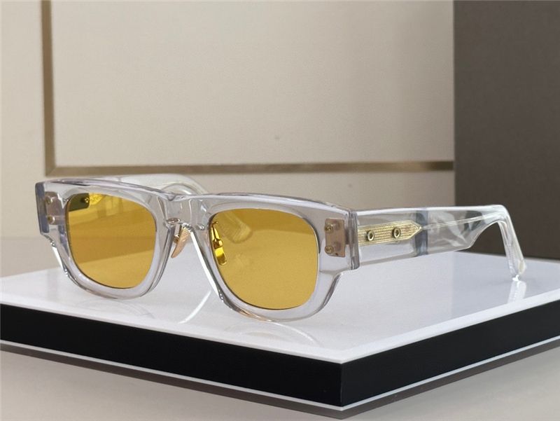 clear frame yellow lens