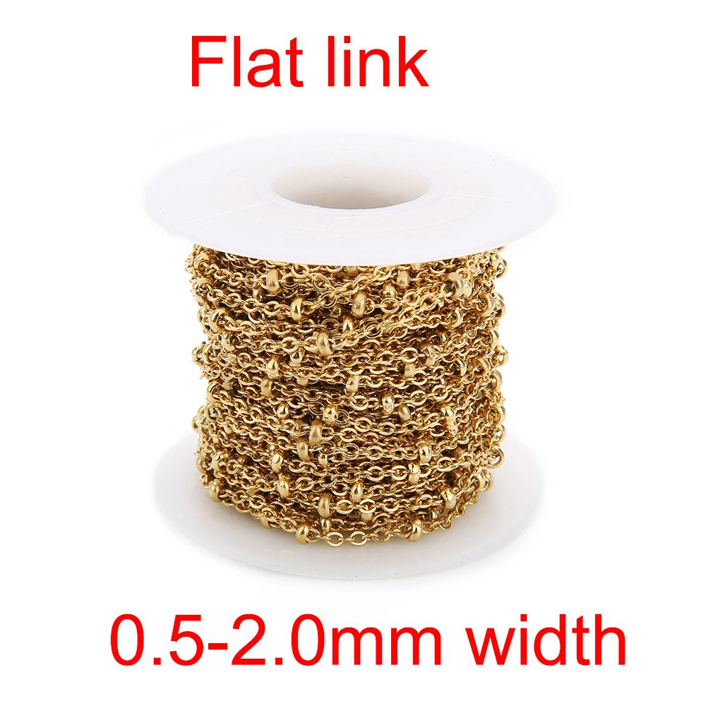 Link piatto 2,0 mm oro