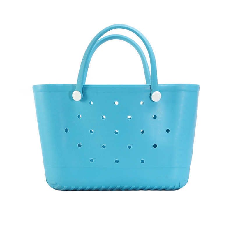 R08 Cyan Beach Bag