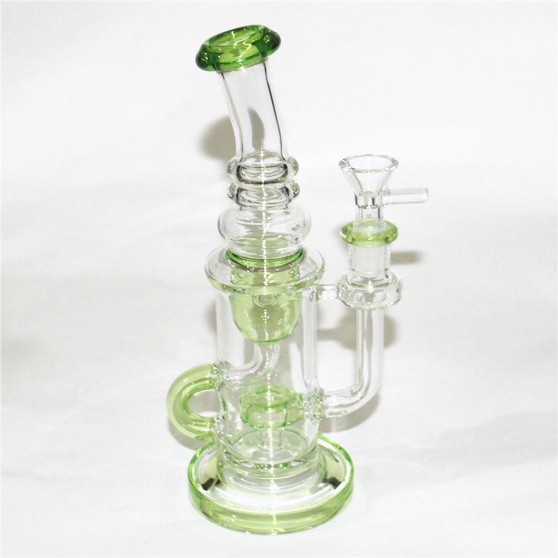 Green color + glass bowl