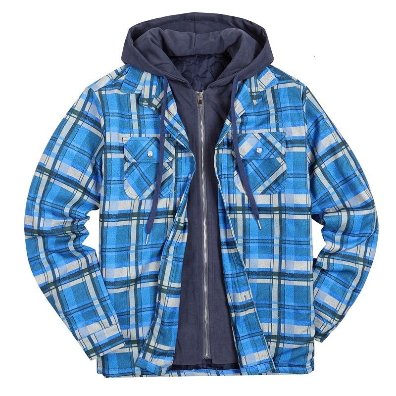 Blaues Plaid