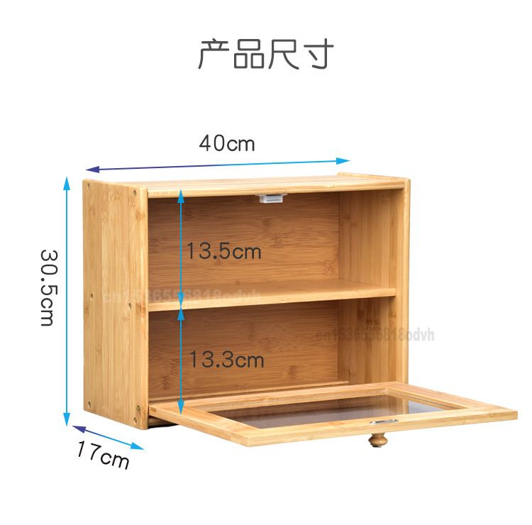 Dubbel gelaagd 40x17x30.5cm dubbele dek