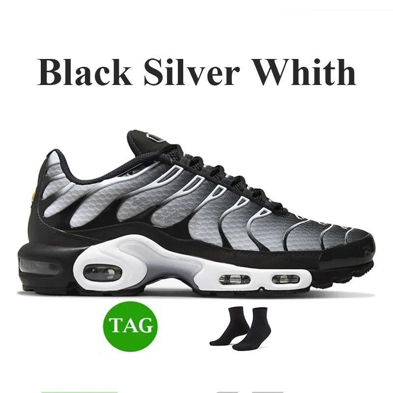 40-46 Black Silver Whith