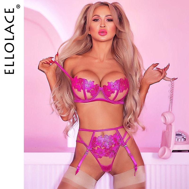 Sexy Set Ellolace Lingerie Exotic Costumes Hollow Out Transparent